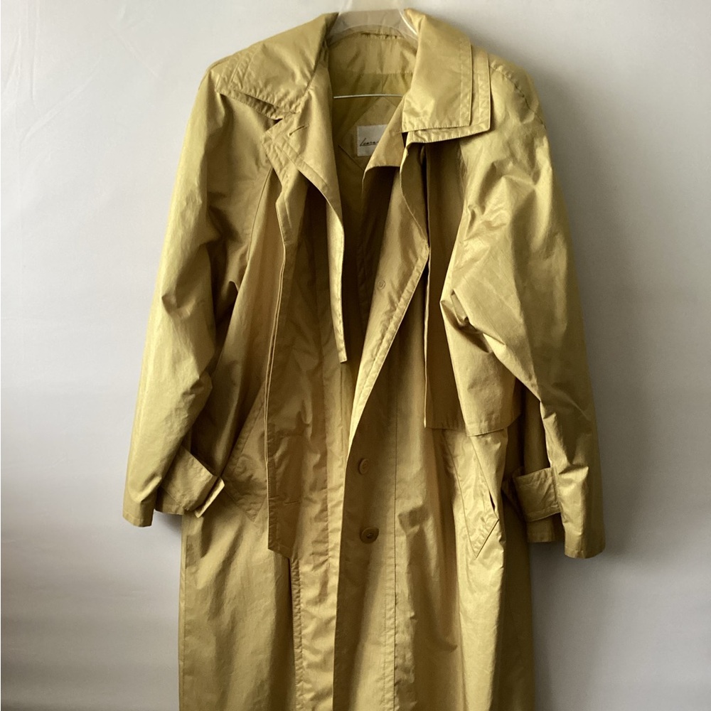 Laura Winston Women's gold vintage trench Coat